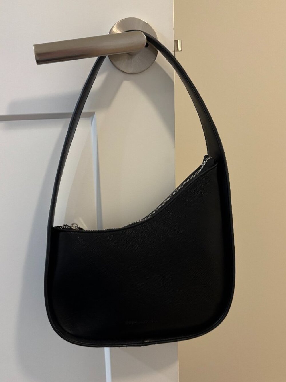 BCBG Black Asymmetric Shoulder Bag